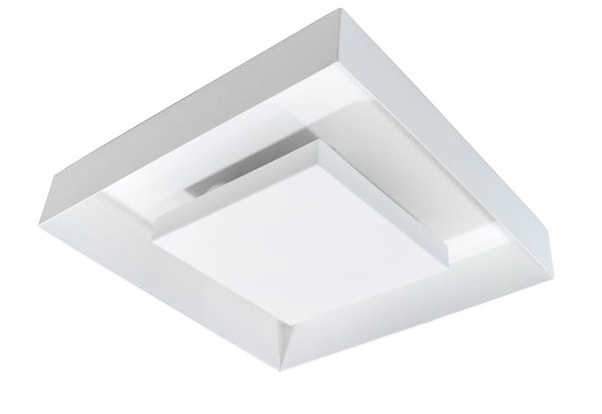 Plafon Sobrepor Quadrado Luz Indireta 65cm Para 6L E27 - Br 650