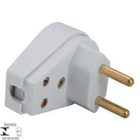 Plugue Angular 2P 20 A 250 V Tramontina Cinza