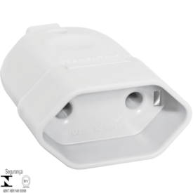 Plugue Fêmea 2P 250 V 10 A Tramontina Branco