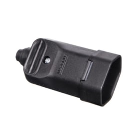 Plugue Fêmea Desmontável 2P+T Margirius 20A Preto - 15102