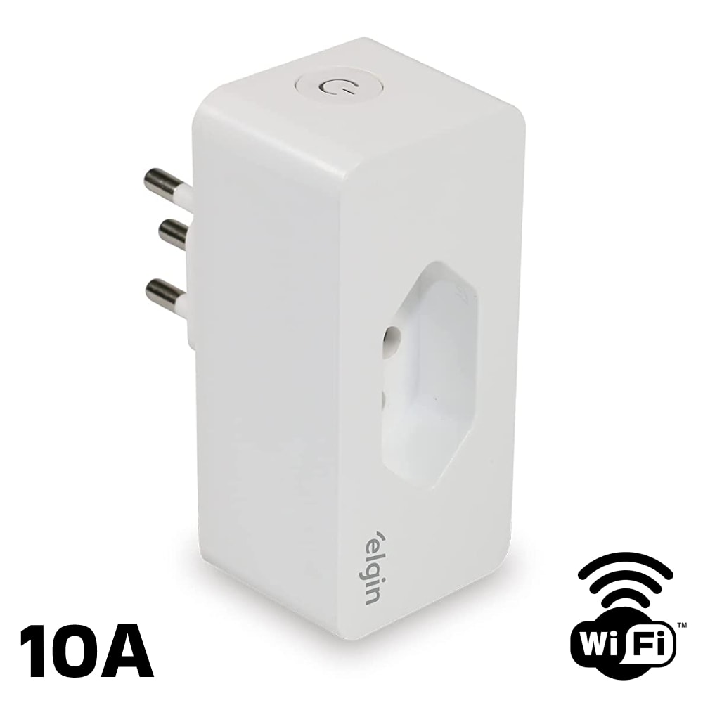 Plugue Inteligente De Tomada Elgin 10A - 48PLUGWIFI10