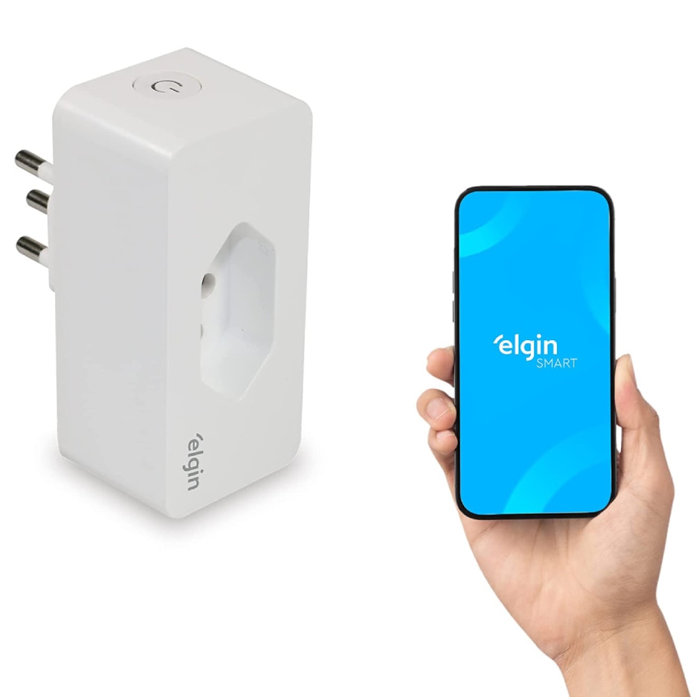 Plugue Inteligente De Tomada Elgin 10A - 48PLUGWIFI10