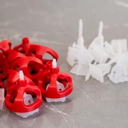 Porcas Niveladoras Easy Spin Vermelho Cortag Pacote Com 500 Peças - 62617