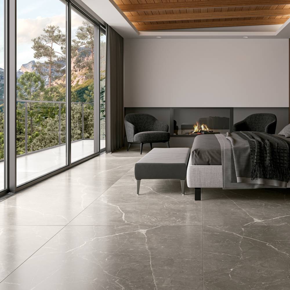Porcelanato Acetinado 100x200cm Caixa 2,00m² Roca Pulpis Intense MT Retificado - FOH01ZF02