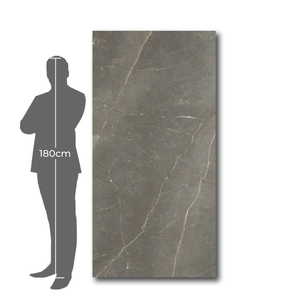 Porcelanato Acetinado 100x200cm Caixa 2,00m² Roca Pulpis Intense MT Retificado - FOH01ZF02