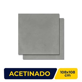 Porcelanato Acetinado 108x108cm Caixa 2,33m² Villagres Monterrey Cement Retificado - 108009