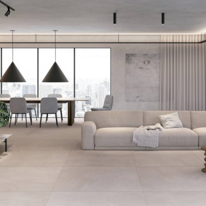 Porcelanato Acetinado 120x120cm Caixa 2,85m² Incepa Galileu Bege Retificado - 98000048