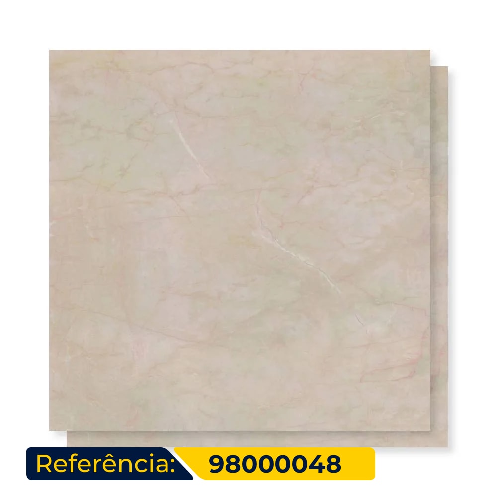 Porcelanato Acetinado 120x120cm Caixa 2,85m² Incepa Galileu Bege Retificado - 98000048