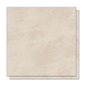 Porcelanato Acetinado 120x120cm Caixa 2,85m² Incepa Ortiz Bege Retificado - INC04DO0014A