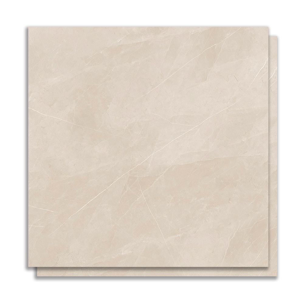 Porcelanato Acetinado 120x120cm Caixa 2,85m² Incepa Ortiz Bege Retificado - INC04DO0014A