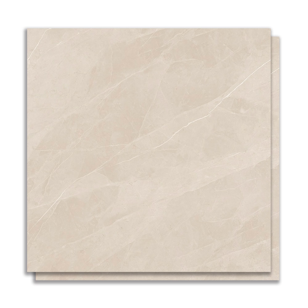 Porcelanato Acetinado 120x120cm Caixa 2,85m² Incepa Ortiz Bege Retificado - INC04DO0014A