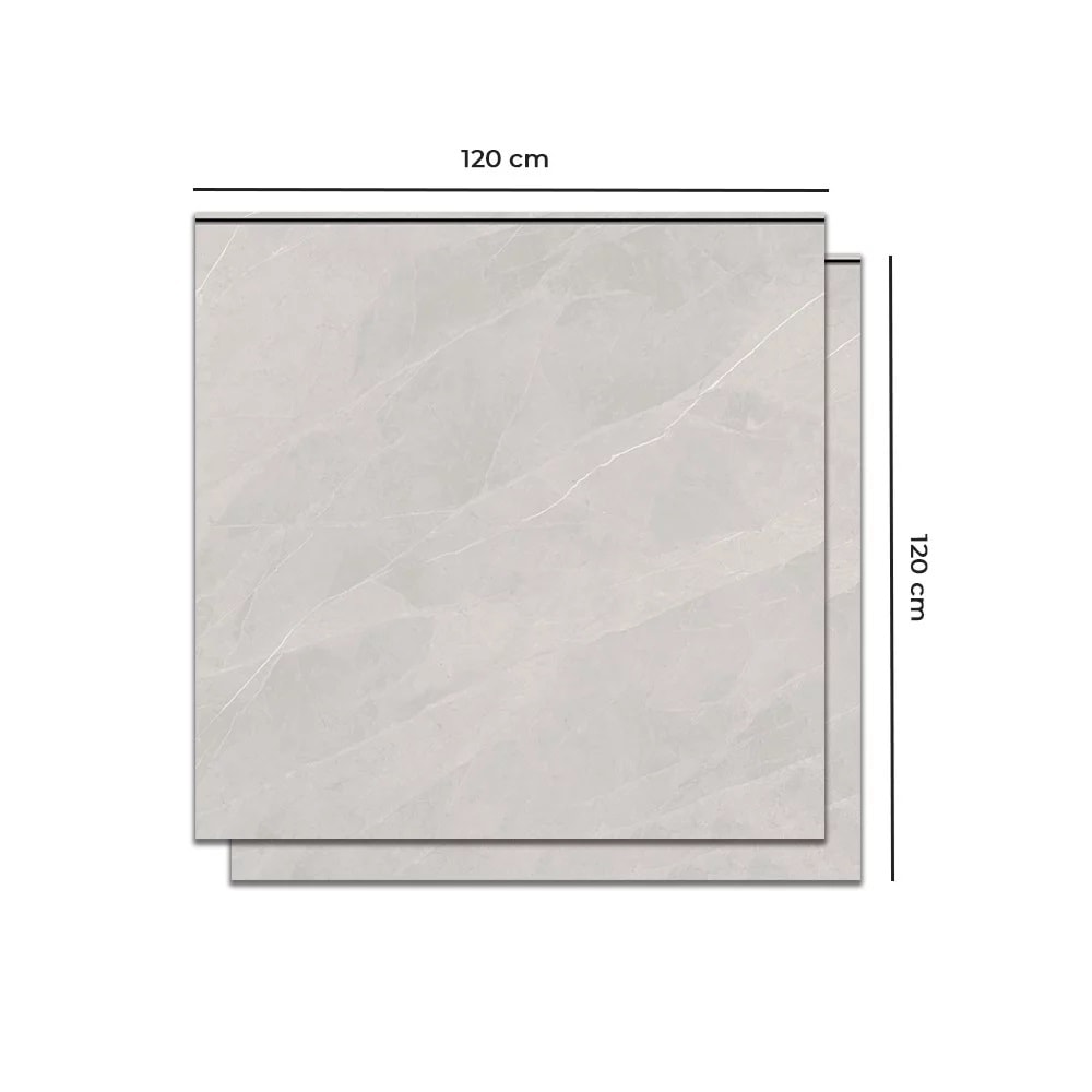 Porcelanato Acetinado 120x120cm Caixa 2,85m² Incepa Ortiz Retificado - INC04DO0013