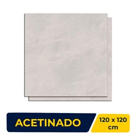 Porcelanato Acetinado 120x120cm Caixa 2,85m² Incepa Ortiz Retificado - INC04DO0013