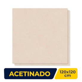 Porcelanato Acetinado 120x120cm Caixa 2,85m² Incepa Prime Clay - INC04DO0028A