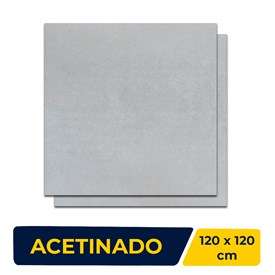Porcelanato Acetinado 120x120cm Caixa 2,85m² Incepa Solid Concret Retificado - 98000034
