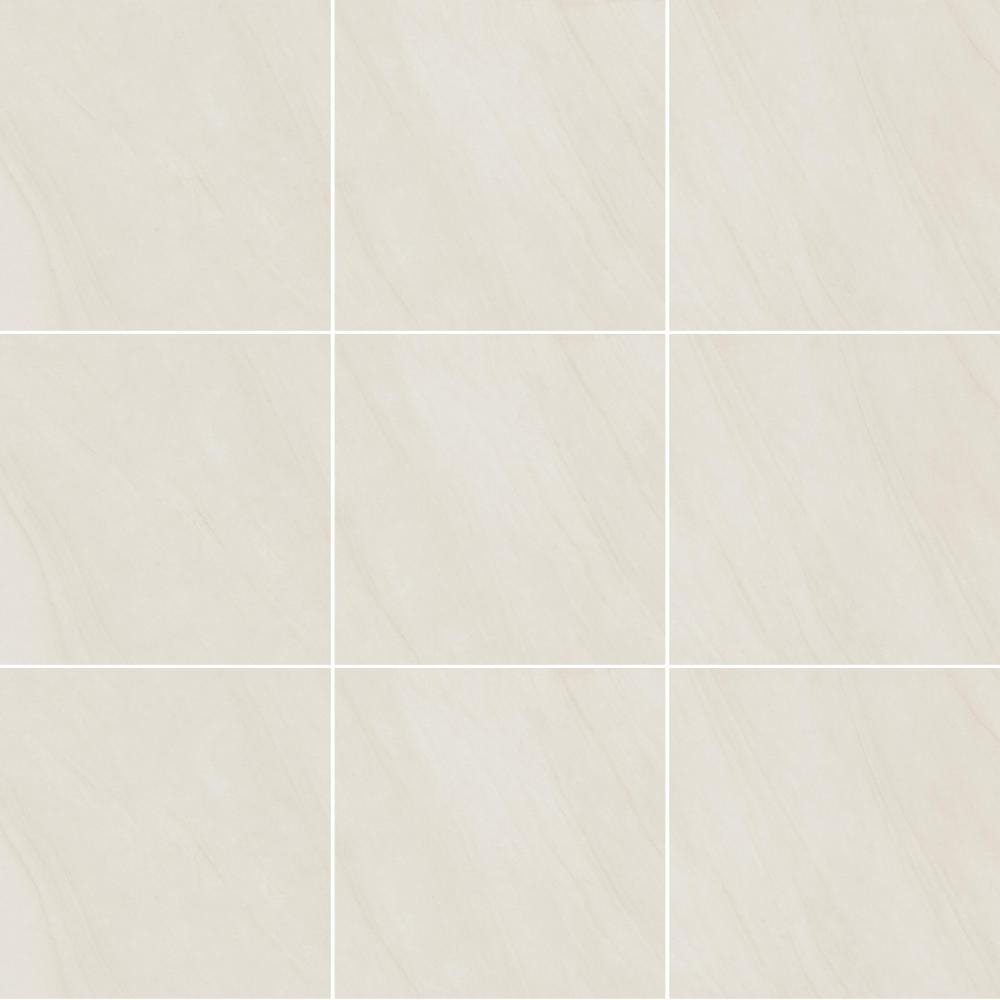 Porcelanato Acetinado 120x120cm Caixa 2,85m² Roca Boulevard Beige Retificado - ROC04DO00461