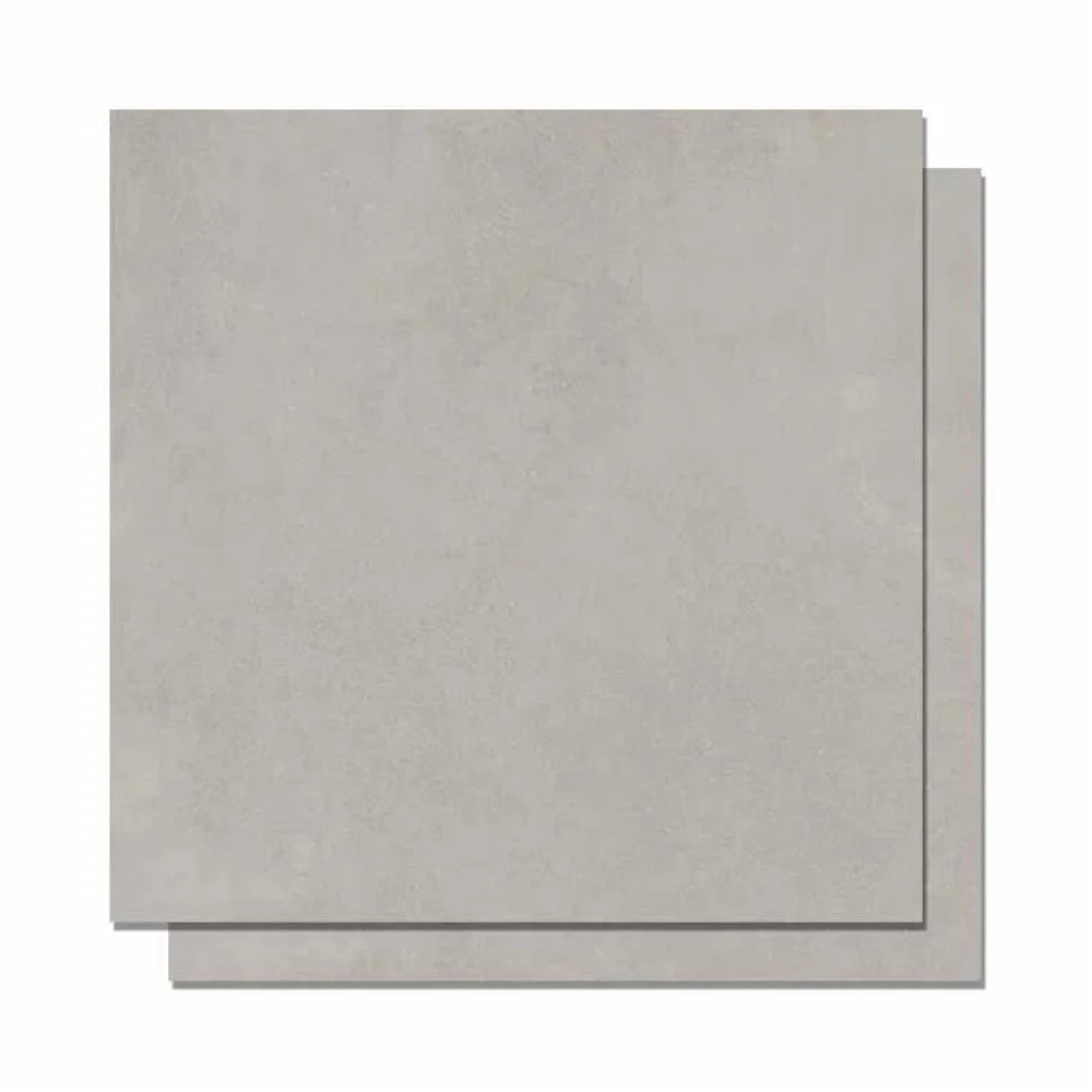 Porcelanato Acetinado 120x120cm Caixa 2,85m² Roca Concrete Gray Retificado - FOK02E8021
