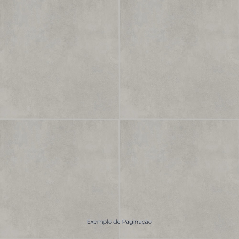 Porcelanato Acetinado 120x120cm Caixa 2,85m² Roca Concrete Gray Retificado - FOK02E8021