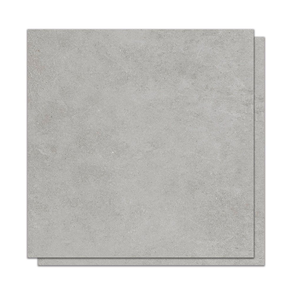 Porcelanato Acetinado 120x120cm Caixa 2,85m² Roca Limestone Gray Retificado - ROC04DO00331