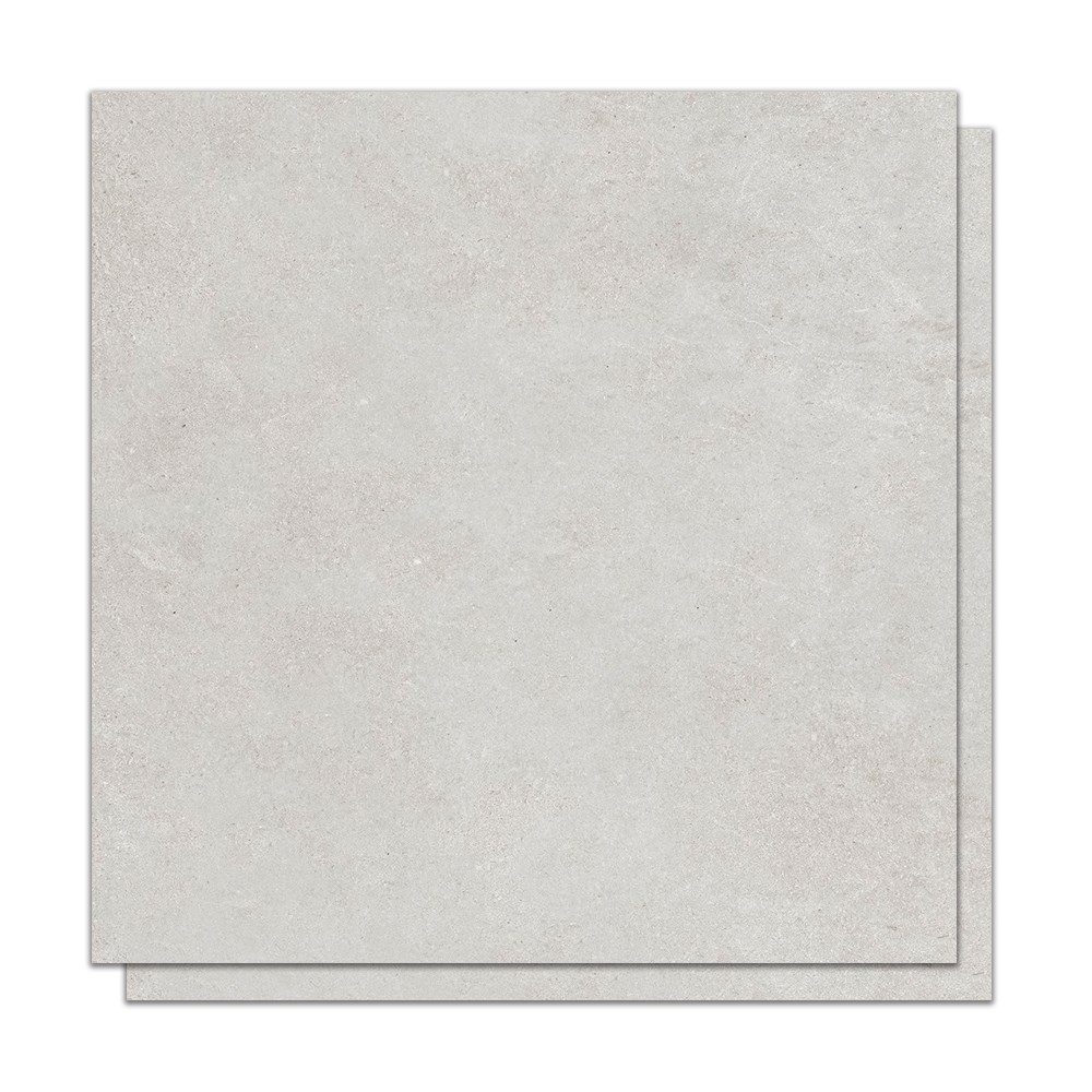 Porcelanato Acetinado 120x120cm Caixa 2,85m² Roca Limestone Off White Retificado - ROC04DO00341