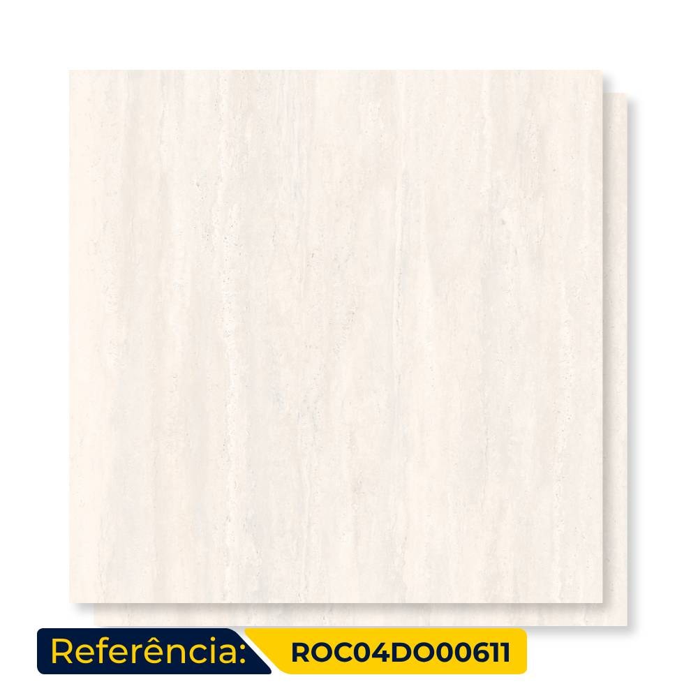 Porcelanato Acetinado 120x120cm Caixa 2,85m² Roca Navona Natural Retificado - ROC04DO00611