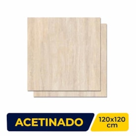 Porcelanato Acetinado 120x120cm Caixa 2,85m² Roca Navona Retificado - F9300E8991