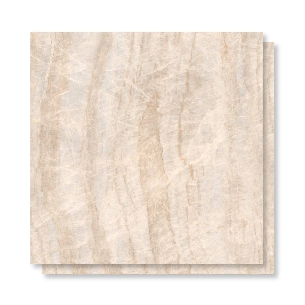 Porcelanato Acetinado 120x120cm Caixa 2,85m² Roca Taj Mahal Retificado - ROC04DO00531