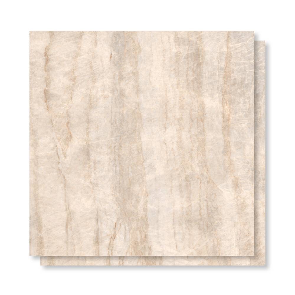 Porcelanato Acetinado 120x120cm Caixa 2,85m² Roca Taj Mahal Retificado - ROC04DO00531