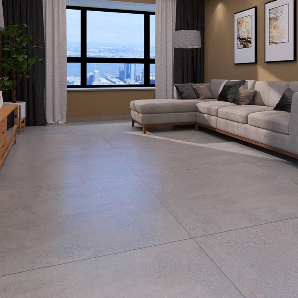 Porcelanato Acetinado 120x120cm Caixa 2,88m² Delta Monier Beton Retificado - 2806-A