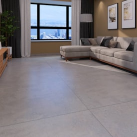 Porcelanato Acetinado 120x120cm Caixa 2,88m² Delta Monier Beton Retificado - 2806-A