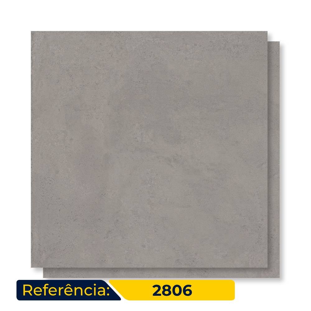 Porcelanato Acetinado 120x120cm Caixa 2,88m² Delta Monier Beton Retificado - 2806-A