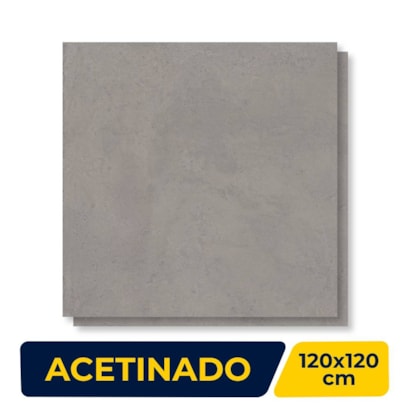 Porcelanato Acetinado 120x120cm Caixa 2,88m² Delta Monier Beton Retificado - 2806-A