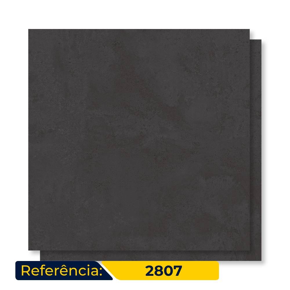 Porcelanato Acetinado 120x120cm Caixa 2,88m² Delta Monier Carbon Retificado - 2807
