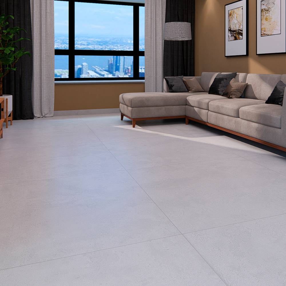 Porcelanato Acetinado 120x120cm Caixa 2,88m² Delta Monier Off White Soft Retificado - 3060