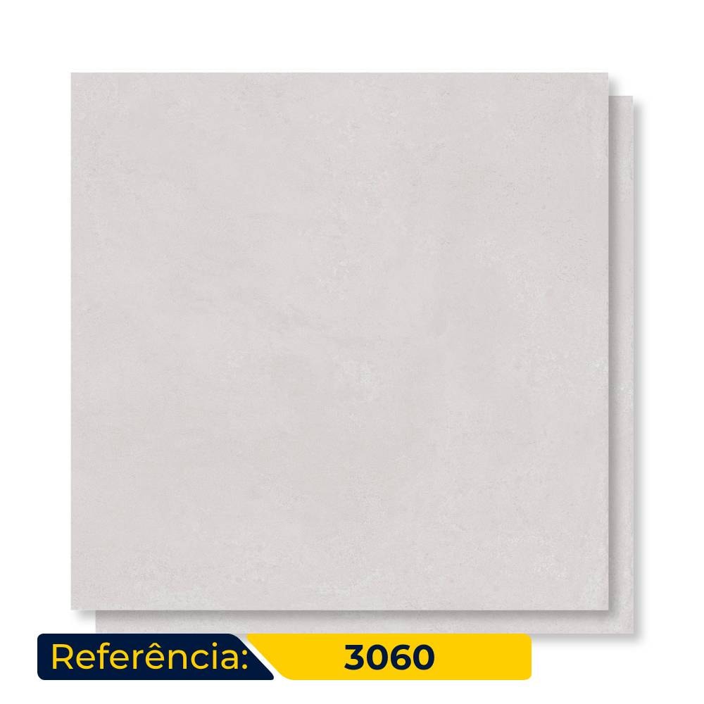 Porcelanato Acetinado 120x120cm Caixa 2,88m² Delta Monier Off White Soft Retificado - 3060