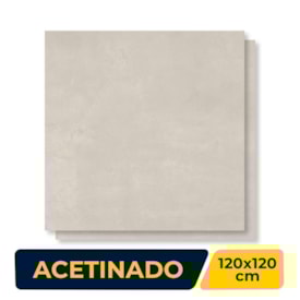 Porcelanato Acetinado 120x120cm Caixa 2,88m² Delta Obelisco Avena Soft Retificado - 3061