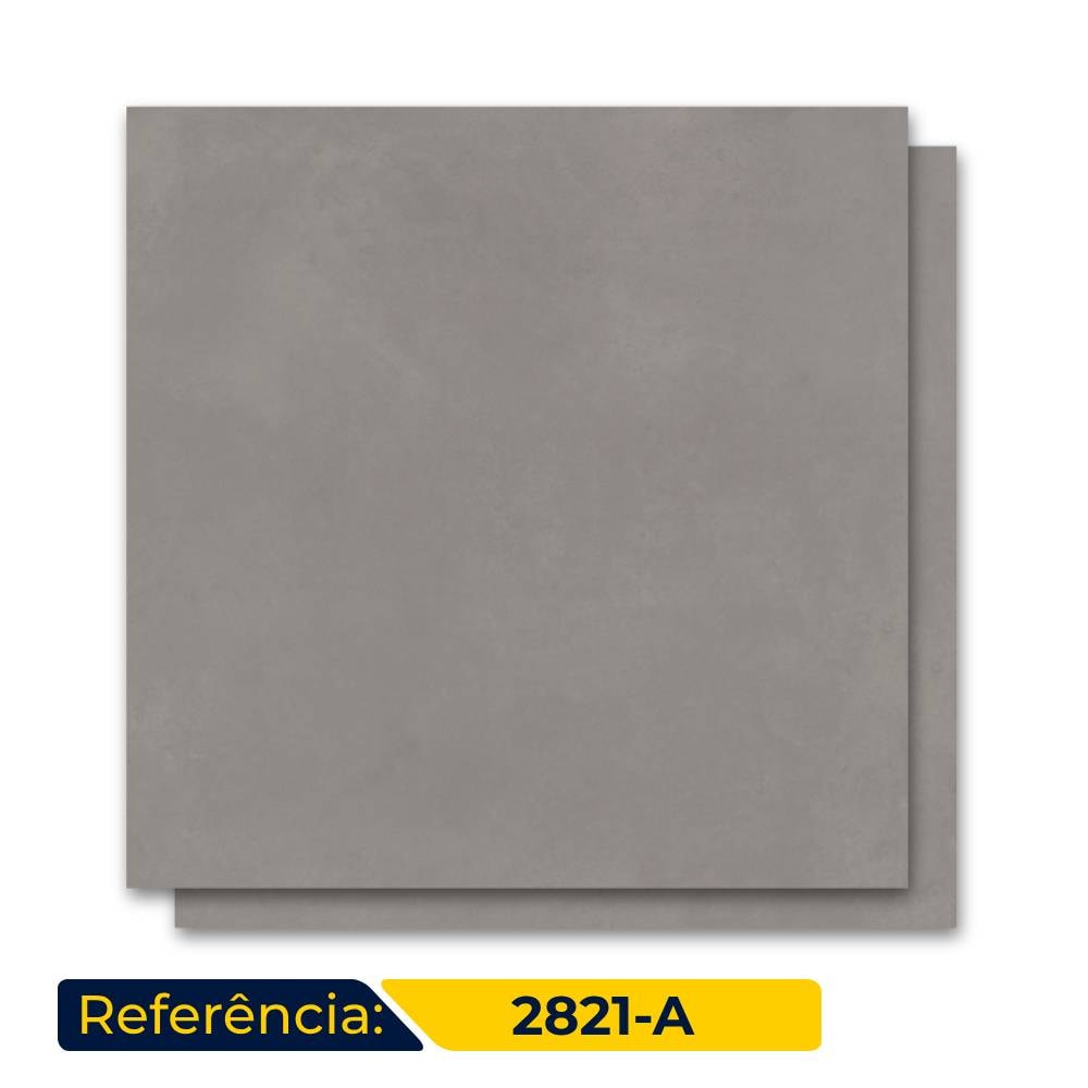 Porcelanato Acetinado 120X120cm Caixa 2,88m² Delta Obelisco Beton Retificado - 2821-A