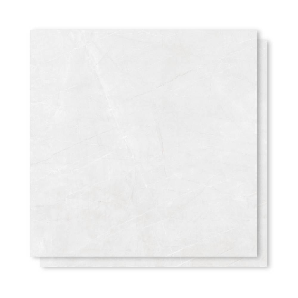 Porcelanato Acetinado 121x121cm Caixa 2,93m² Damme Pulpis White Retificado - AR24161