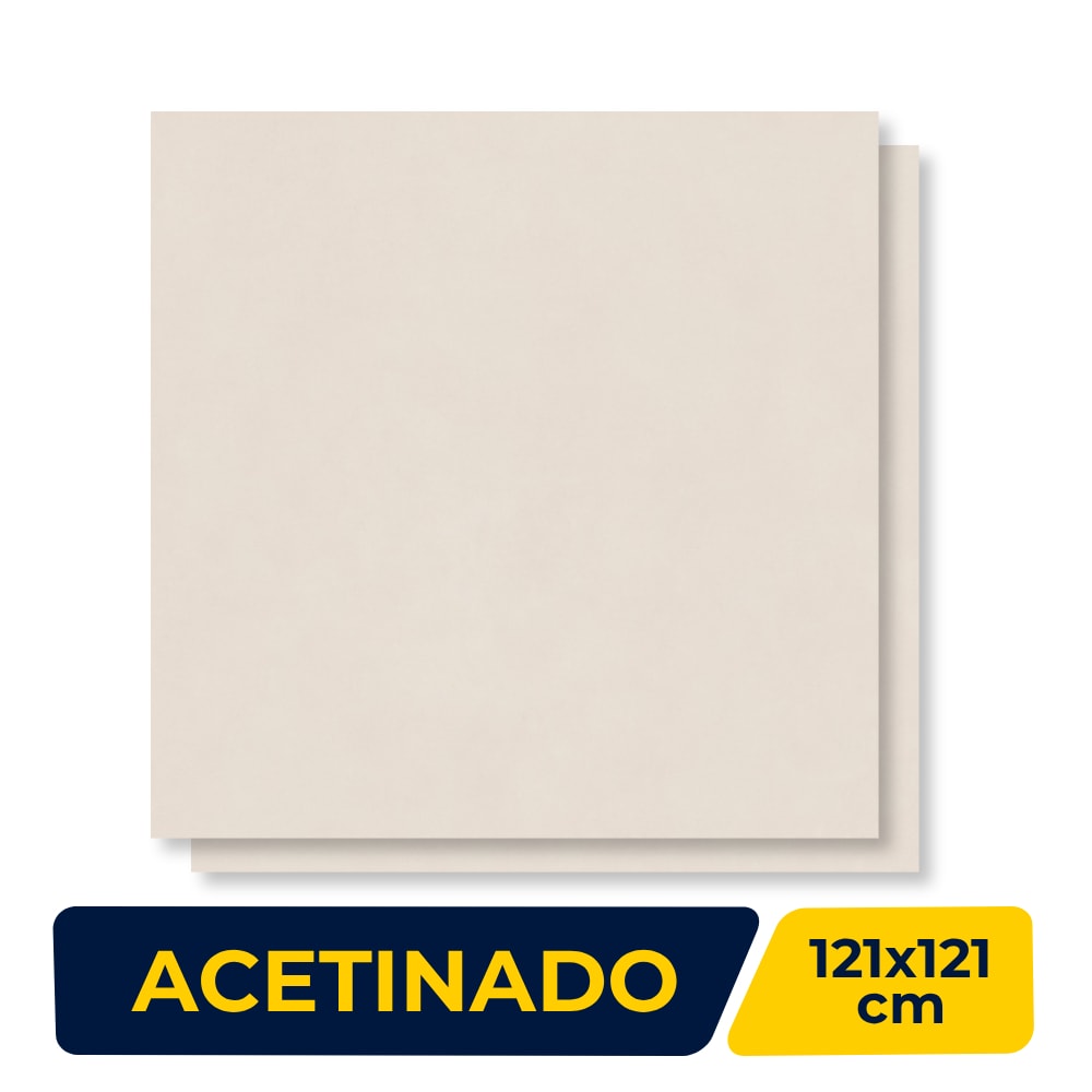 Porcelanato Acetinado 121x121cm Caixa 2,93m² Damme York Caramel Retificado - AR24191