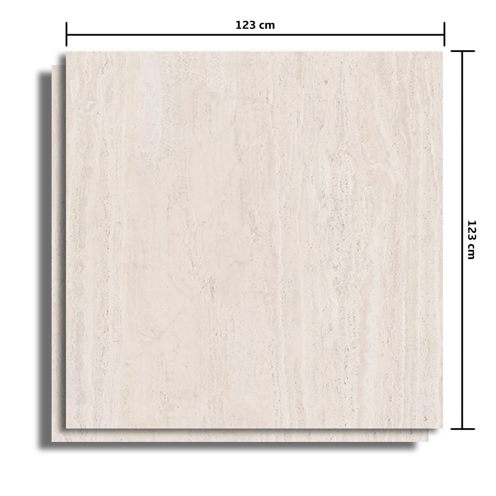 Porcelanato Acetinado 123x123 Caixa 3,03m² Villagres Colosseo Retificado - 123017