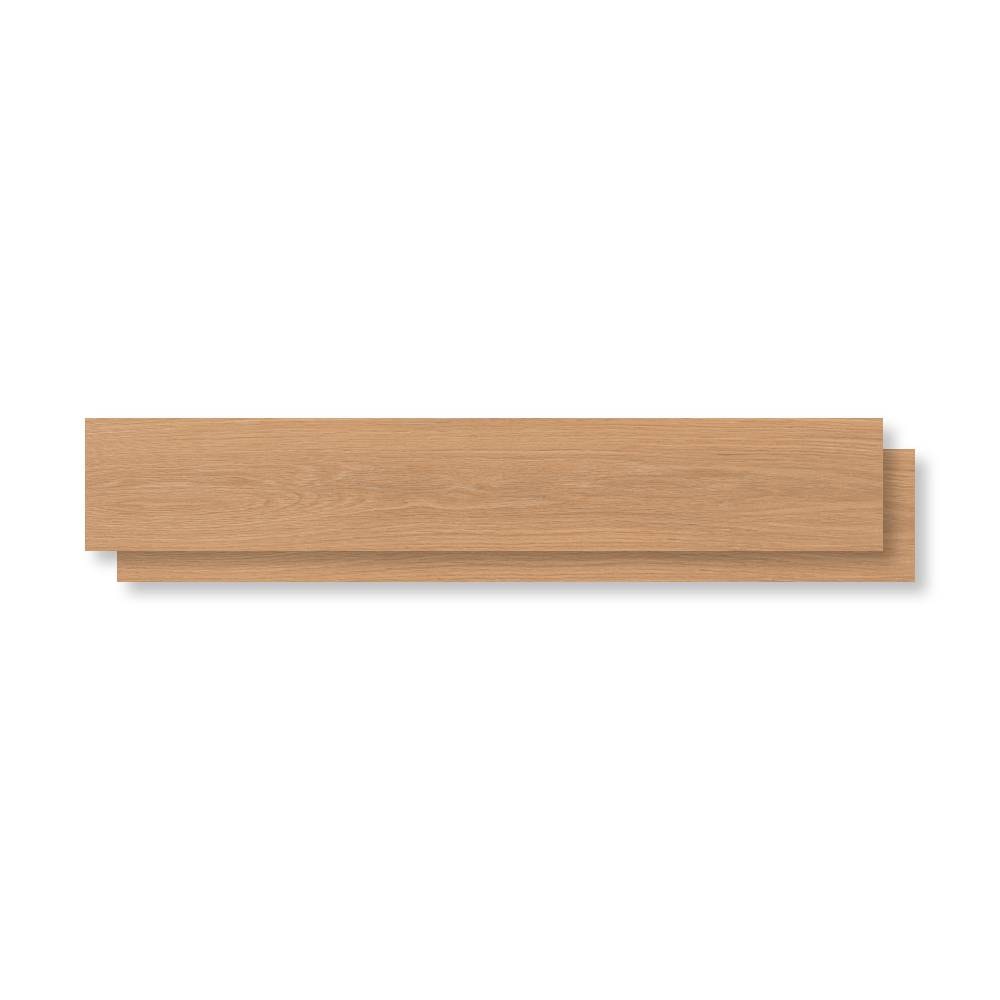 Porcelanato Acetinado 20x120cm Caixa 1,61m² Incepa Carvalho Natural PP Retificado - INC08FG0006A
