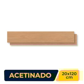 Porcelanato Acetinado 20x120cm Caixa 1,61m² Incepa Carvalho Natural PP Retificado - INC08FG0006A