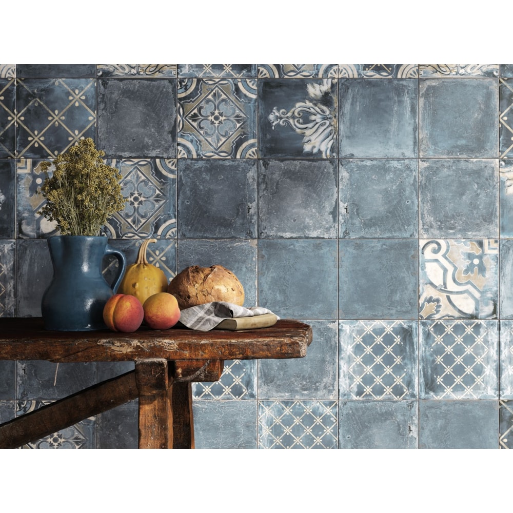 Porcelanato Acetinado 20x20cm Roca Maiolica Villa Decor MT Bold