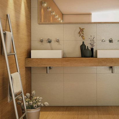 Porcelanato Acetinado 24,5x100cm Caixa 2,20m² Villagres Ecofloor Carvalho Retificado - 24054