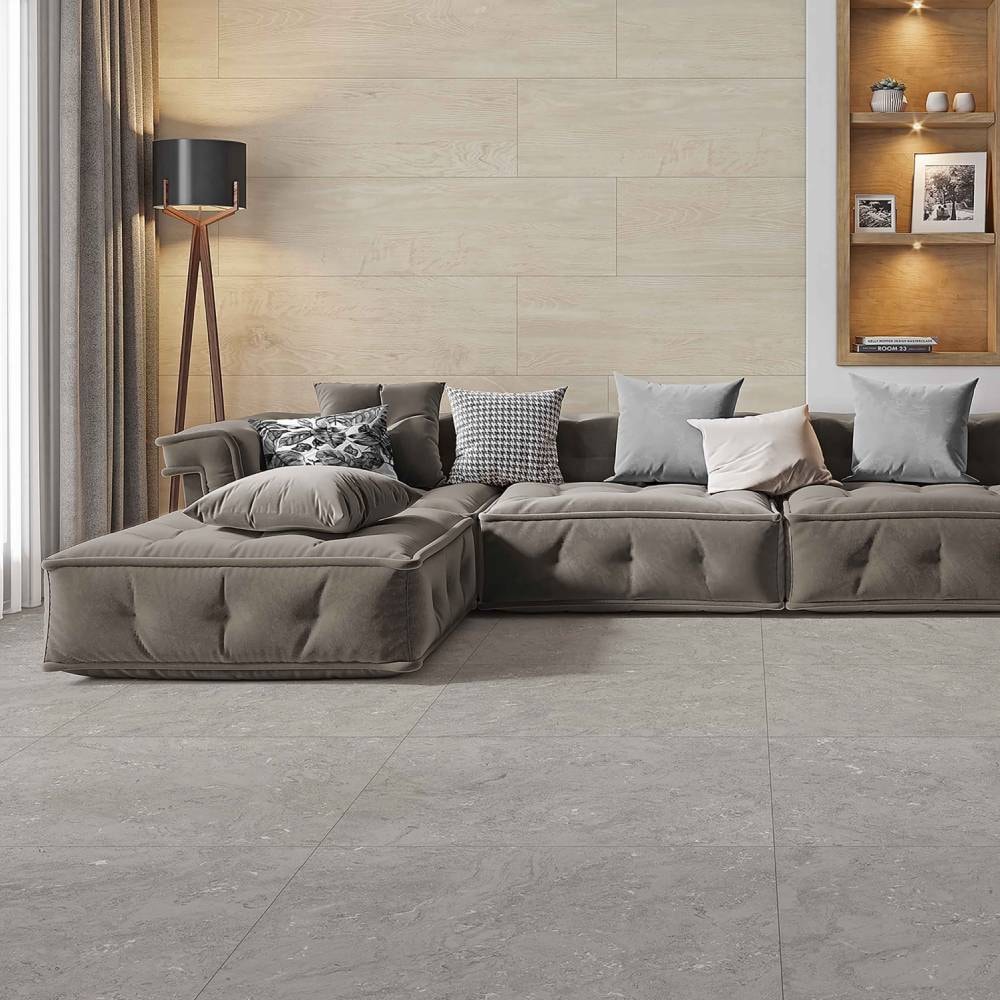 Porcelanato Acetinado 30x121cm Caixa 2,21m² Damme Yara Almond Retificado - AR30183