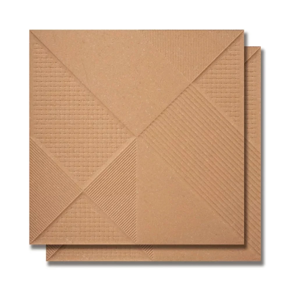 Porcelanato Acetinado 58,4x58,4cm Caixa 1,70m² Portinari Boulevard Decor BW Retificado - 62479