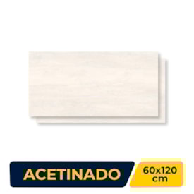 Porcelanato Acetinado 60x120cm Caixa 2,13m² Roca Navona Natural Retificado - ROC04DB00061