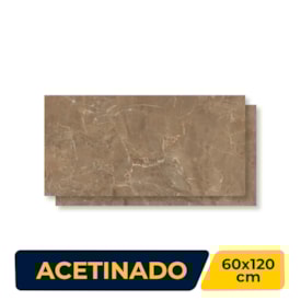 Porcelanato Acetinado 60x120cm Caixa 2,13m² Roca Sorrento Retificado - ROC04DJ00021