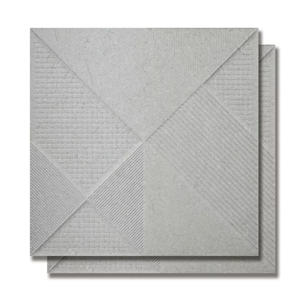 Porcelanato Acetinado 60x60cm Caixa 1,70m² Portinari Boulevard Decor SGR Retificado - 6062478