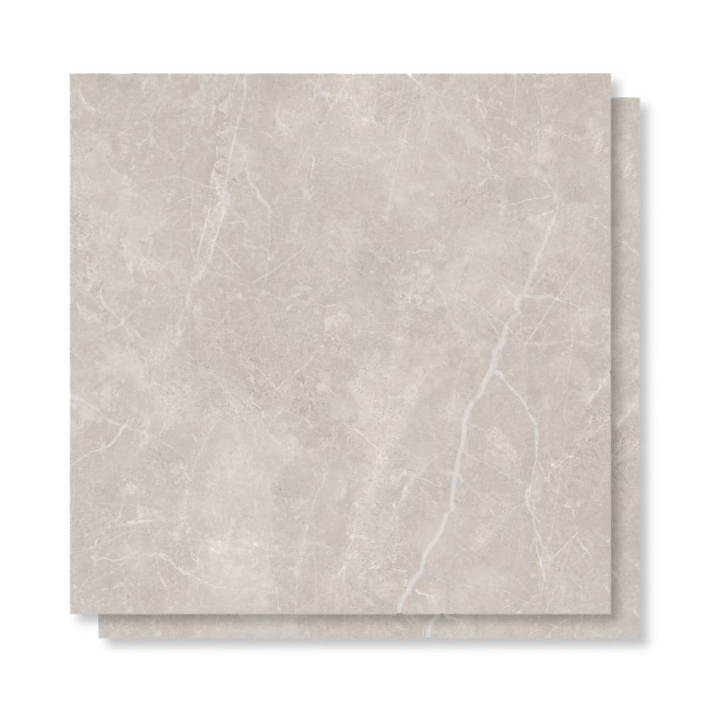 Porcelanato Acetinado 61,8x61,8cm Caixa 2,67m² Decore Marmo Palladio Gris Retificado - DP61103